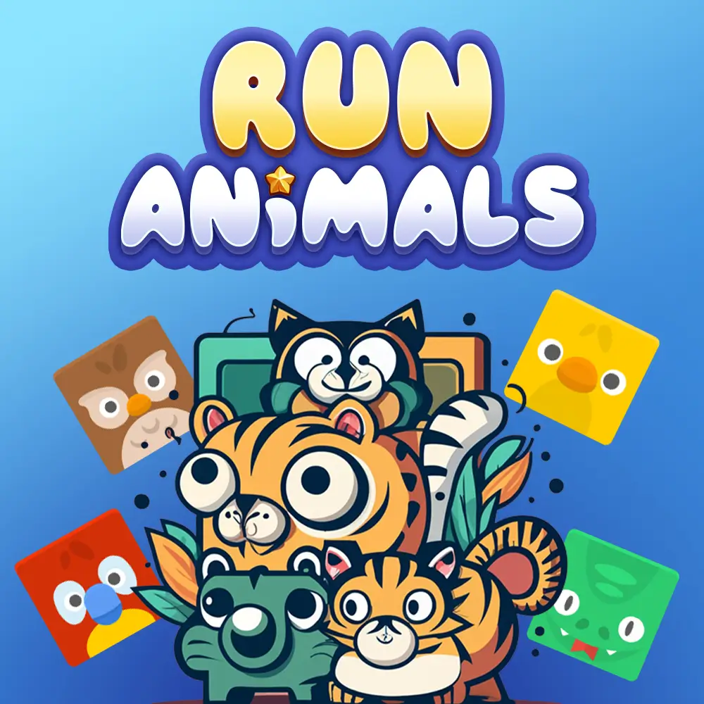 run animals run game logo