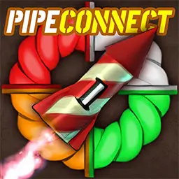 pipe connect water flow puzzle game logo