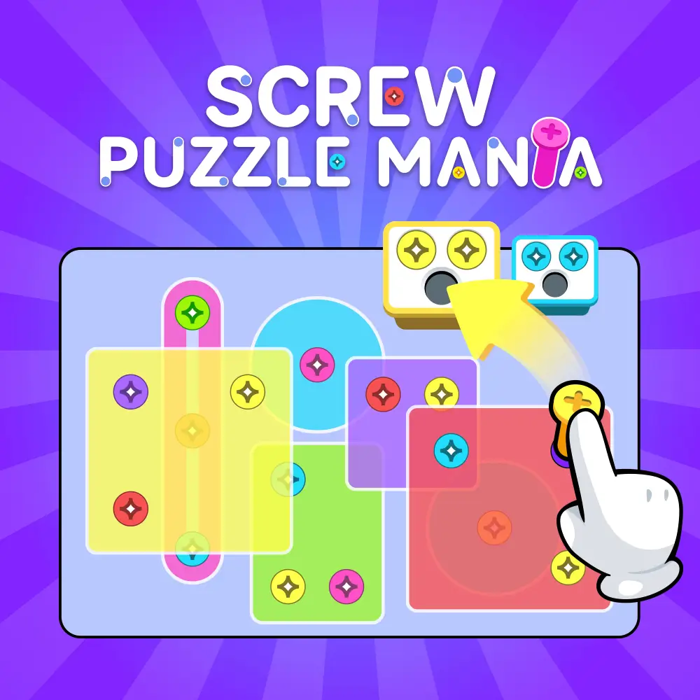 screw puzzle mania game logo