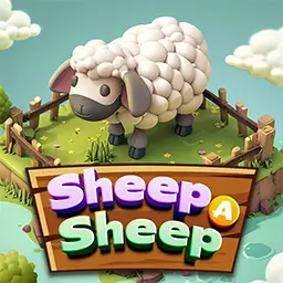 sheep a sheep game logo